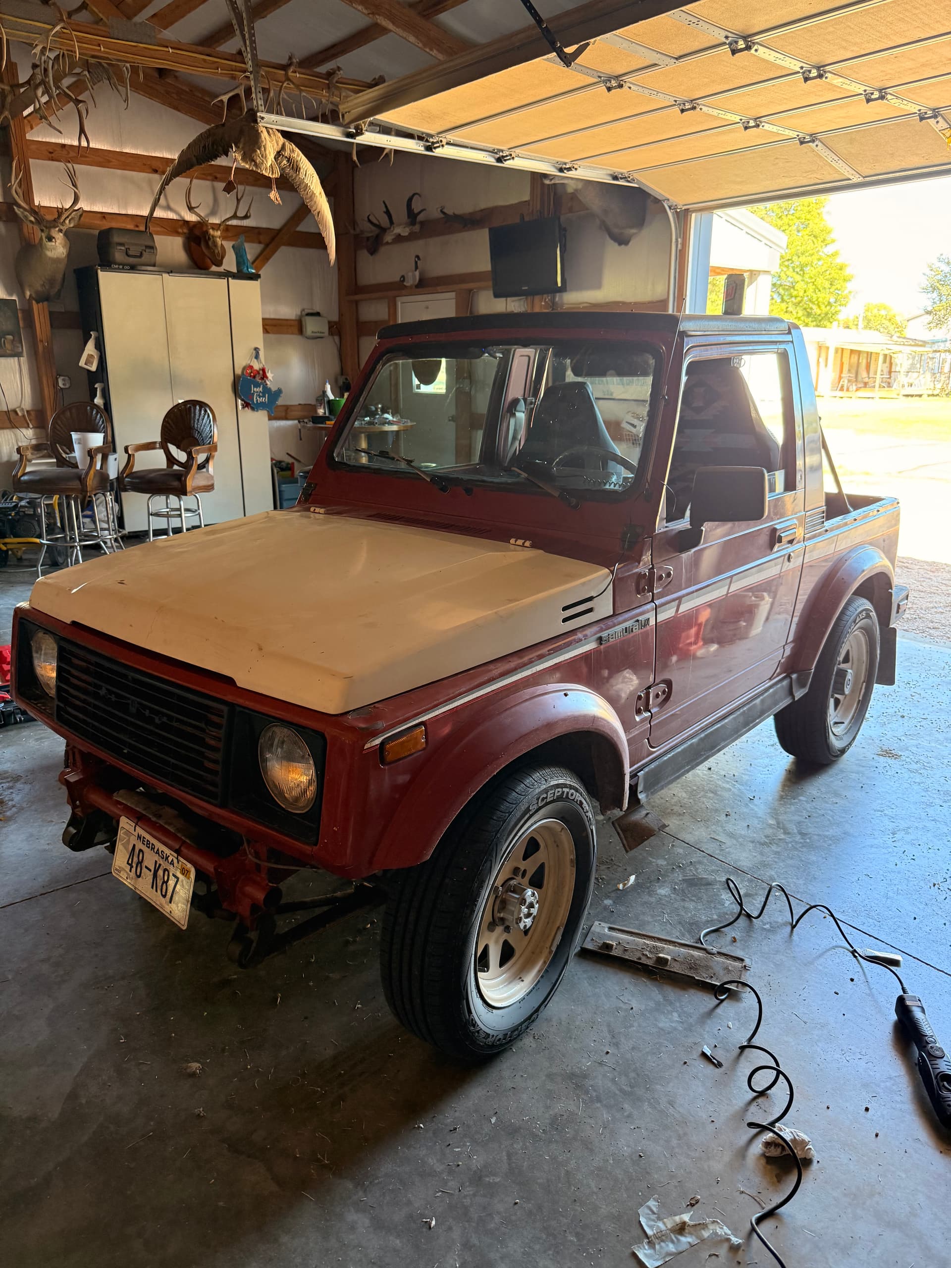 Two 1987 Suzuki Samurai’s JX